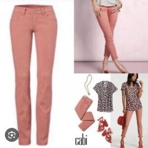 Cabi brick dust skinny jeans size 6
